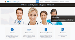 Desktop Screenshot of aemedicalbillings.com